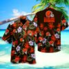 NFL Cleveland Browns NFL HAWAIIAN SHIRT SHORT 3D FOR FANS