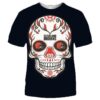 NFL Cleveland Browns T shirt cool skull for fans