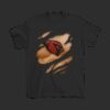 NFL Football Logo 3D Art Chest Arizona Cardinals Tattoo T Shirt For Fans