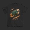 NFL Football Logo 3D Art Chest Carolina Panthers Tattoo T Shirt For Fans
