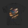 NFL Football Logo 3D Art Chest Houston Texans Tattoo T Shirt For Fans