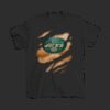 NFL Football Logo 3D Art Chest New York Jets Tattoo T-Shirt For Fans NFL Football Logo 3D Art Chest New York Jets Tattoo T Shirt For Fans