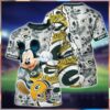 NFL GREEN BAY PACKERS MICKEY full 3D T-SHIRT for fans NFL GREEN BAY PACKERS MICKEY full 3D T SHIRT for fans