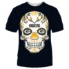 NFL Green bay packers T shirt cool skull for fans