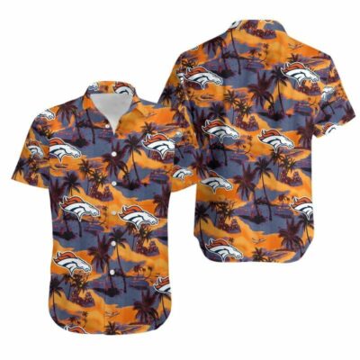 NFL Hawaiian Shirt Denver Broncos Tommy Bahama 3D