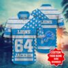 NFL Hawaiian Shirt Detroit Lions Shorts Tshirt star Custom Name Number NFL Hawaiian Shirt Detroit Lions Shorts Tshirt star Custom Name Number