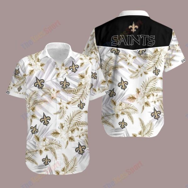 NFL Hawaiian Shirt New Orleans Saints 3D For Fans 01