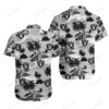NFL Hawaiian Shirt Oakland Raiders Coconut Tree 3D