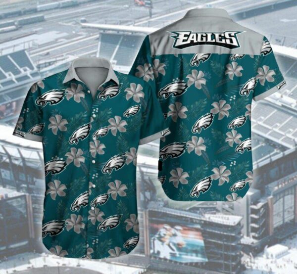 NFL Hawaiian Shirt Philadelphia Eagles 3D