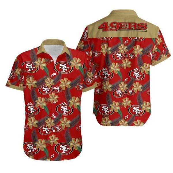 NFL Hawaiian Shirt San Francisco 49ers 3D For Fans 02