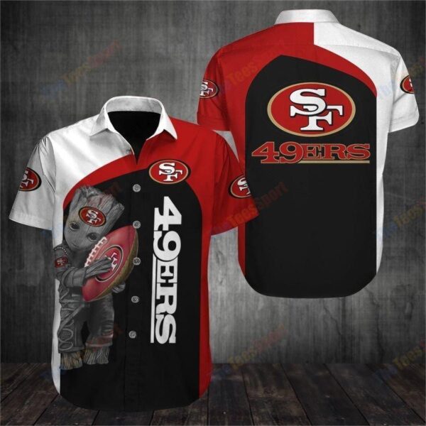 NFL Hawaiian Shirt San Francisco 49ers Im Groot