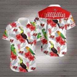 NFL Hawaiian Shirt Tampa Bay Buccaneers 3D Aloha