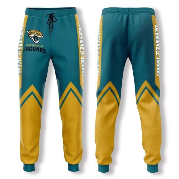 NFL Jacksonville Jaguars Pants 3D For Fans 01