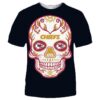 NFL Kansas City Chiefs T shirt cool skull for fans