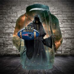 NFL New England patriots full 3D hooodie Death prime