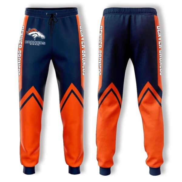 NFL SweatPants Denver Broncos 3D Design 01