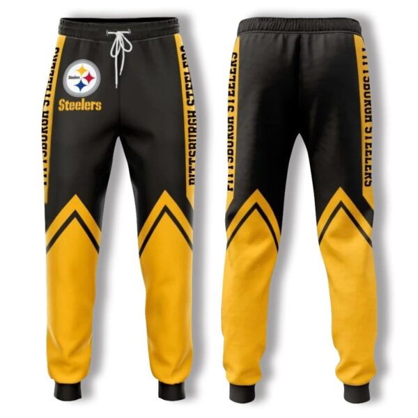 NFL Sweatpants 3D Pittsburgh Steelers 01