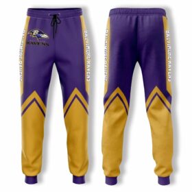 NFL Sweatpants Baltimore Ravens 3D Print 01