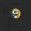 NFL Team Green Bay Packers x Grateful Dead Logo Band T Shirt For Fans