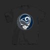 NFL Team Los Angeles Rams x Grateful Dead Logo Band T-Shirt For Fans NFL Team Los Angeles Rams x Grateful Dead Logo Band T Shirt For Fans