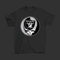 NFL Team Oakland Raiders x Grateful Dead Logo Band T-shirt For Fans