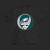 NFL Team Philadelphia Eagles x Grateful Dead Logo Band T-Shirt For Fans NFL Team Philadelphia Eagles x Grateful Dead Logo Band T Shirt For Fans