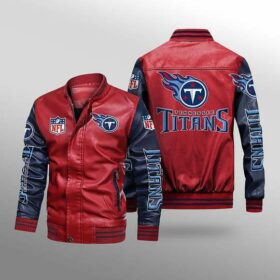 NFL Tennessee Titans Leather Jacket Gift for fans