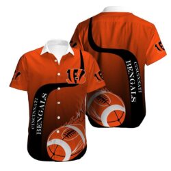 NFL fire ball Cincinnati Bengals full 3D Shirt