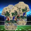 New Orleans Saints Parrot Island NFL full 3D combo shirt and short New Orleans Saints Parrot Island NFL Hawaiian 3D Shirt