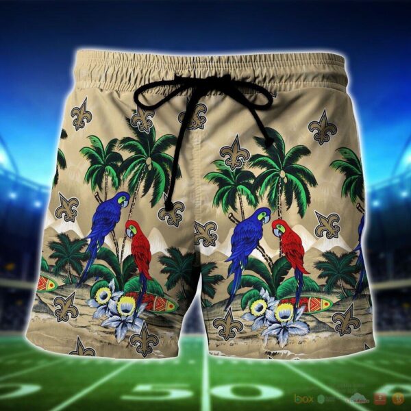 New Orleans Saints Parrot Island NFL full 3D Shorts for fans