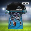 Nfl Carolina Panther football 3D T-shirt custom name for fans Nfl Carolina Panther football 3D T shirt custom name for fans