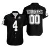 Nfl Hawaiian Shirt Fan Carr Number 4 Oakland Raiders 3D