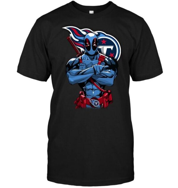 Nfl Tennessee Titans Giants Deadpool Tennessee Titans T shirt For Fans