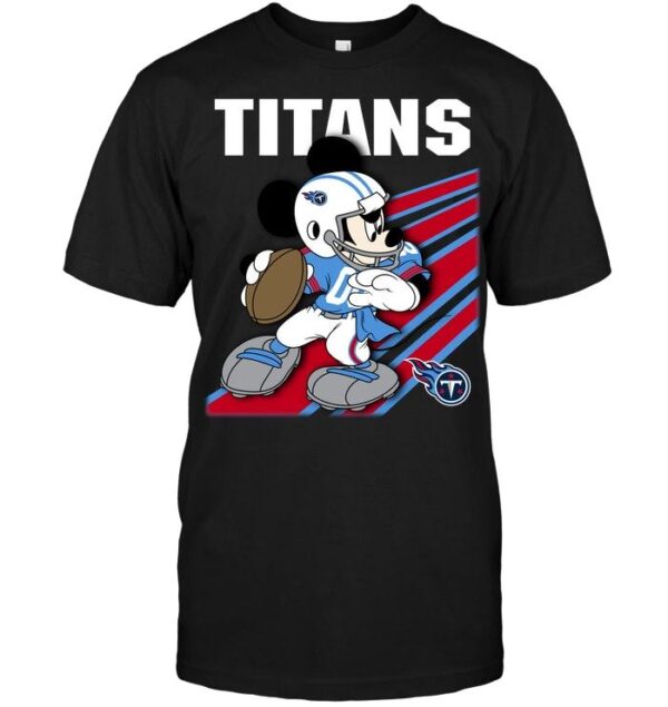 Nfl Tennessee Titans Mickey Mouse Disney T shirt For Fans