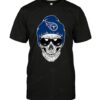 Nfl Tennessee Titans Skull Rock With Beanie T shirt For Fans
