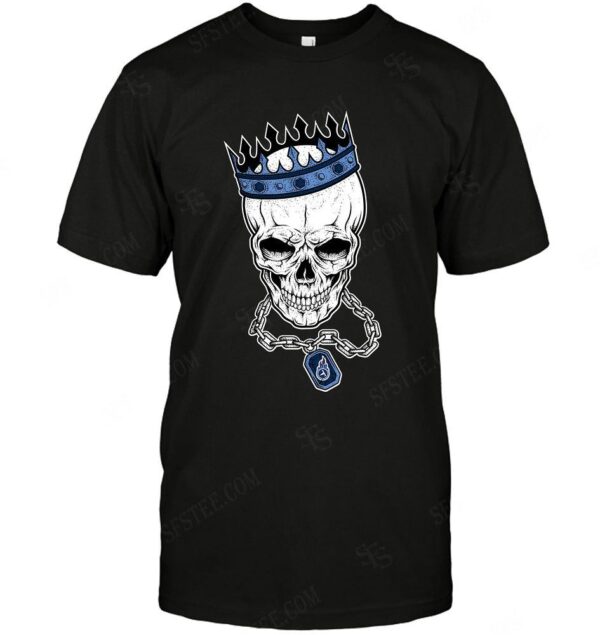 Nfl Tennessee Titans Skull Rock With Crown T shirt For Fans