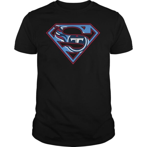 Nfl Tennessee Titans Superman Logo T shirt For Fans
