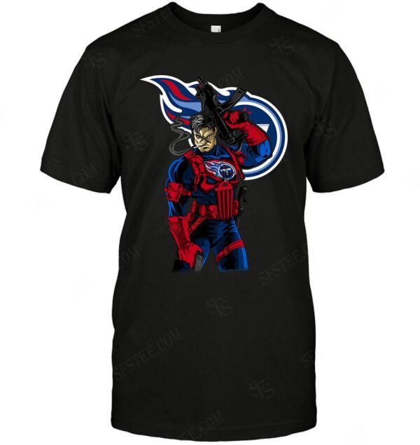 Nfl Tennessee Titans T shirt Punisher For Fans