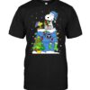 Nfl Tennessee Titans T shirt Snoopy Woodstock Christmas