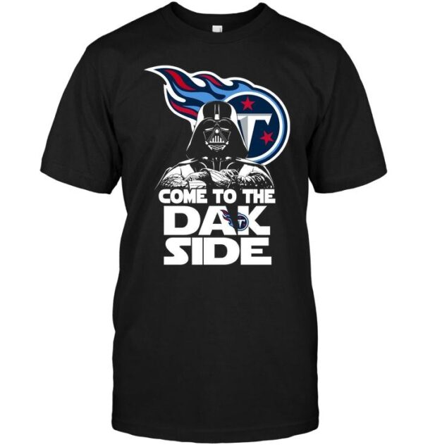 Nfl Tennessee Titans T shirt The Dak Side Dark Vader