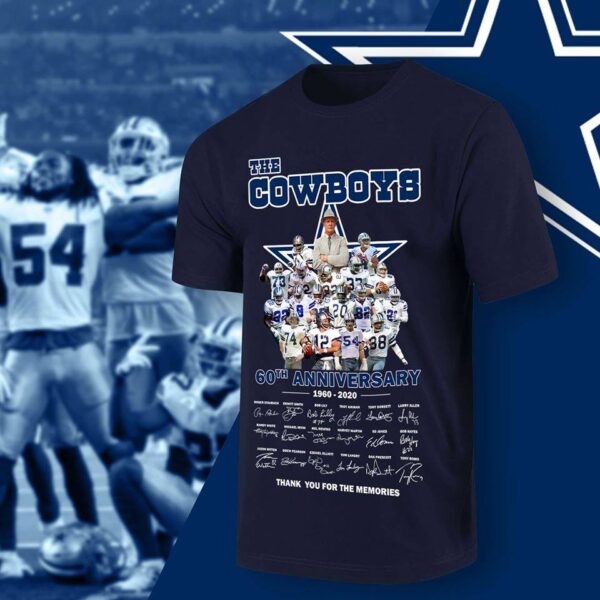 Nfl The Cowboys 60th Anniversary T shirt For Fans
