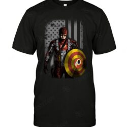 Nfl Washington Redskins Captain Flag T-shirt For Fans
