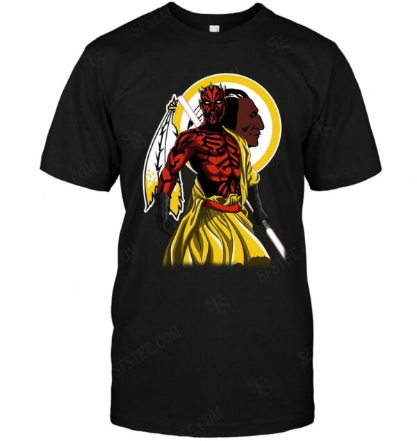 Nfl Washington Redskins Darth Maul Star Wars T shirt For Fans
