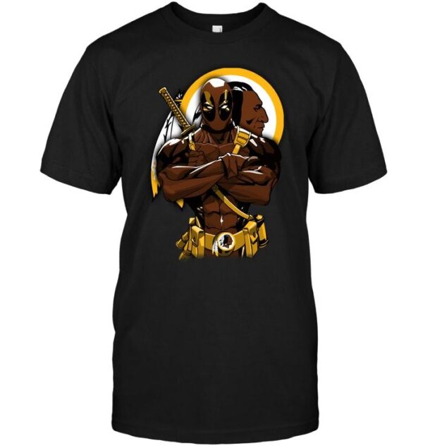 Nfl Washington Redskins Giants Deadpool T shirt For Fan