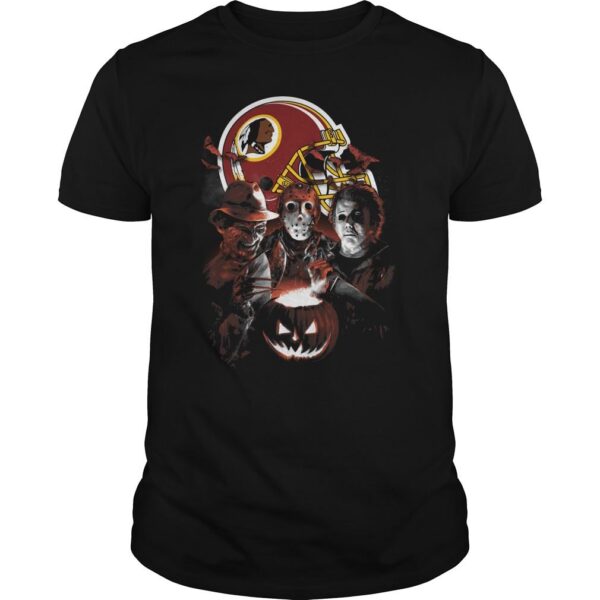 Nfl Washington Redskins Halloween Scream Team T shirt For Fans