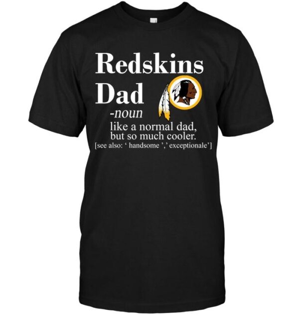 Nfl Washington Redskins T shirt Dad normal For Fans