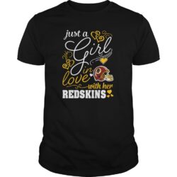 Nfl Washington Redskins T-shirt Just A Girl for fans
