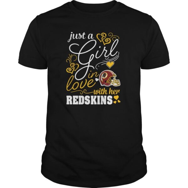 Nfl Washington Redskins T shirt Just A Girl for fans