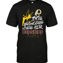 Nfl Washington Redskins T-shirt Princess Loves Her Team For Fans