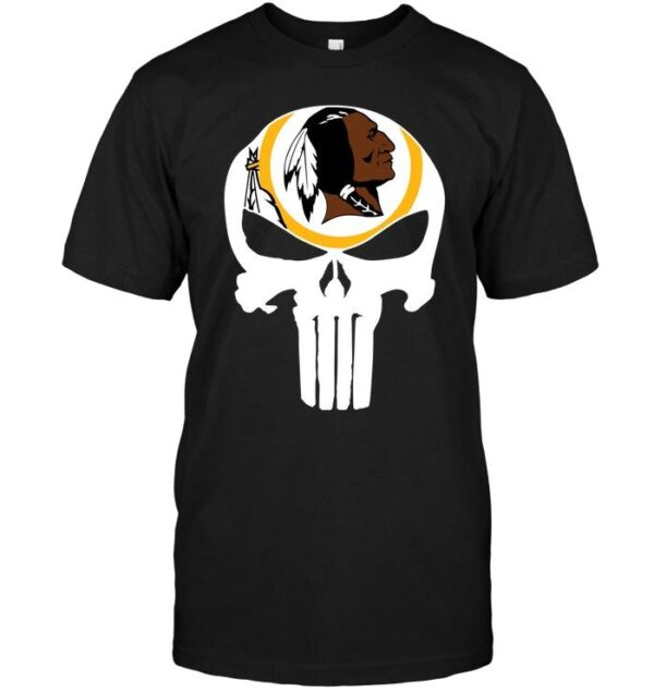 Nfl Washington Redskins T shirt Punisher 01